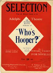 cover: Who's Hooper Selection, Ivor Novello, Klavier