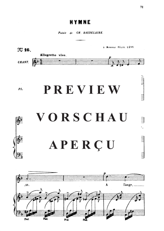 Product gallery: Page 2 of 8 Hymne Op.7 No.2, , Medium Voice and Piano