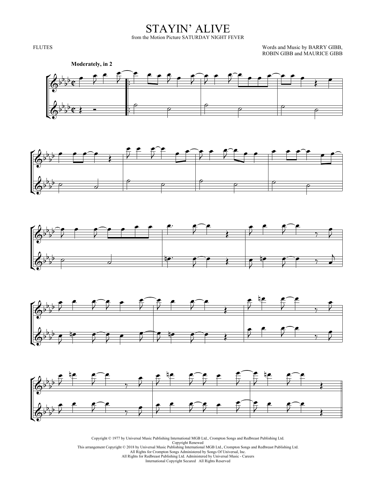 Product gallery: Page 1 of 1 Stayin' Alive, The Bee Gees