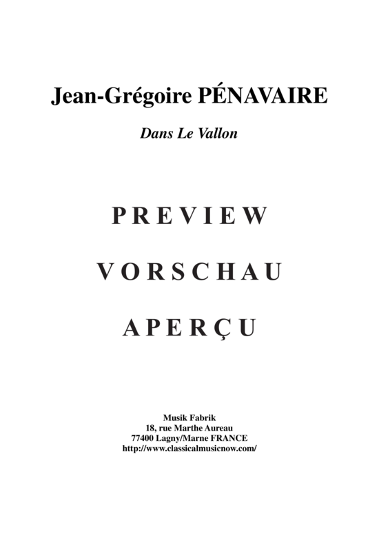 Product gallery: Page 15 of 19 Dans Le Vallon , , (Oboe + Keyboard)