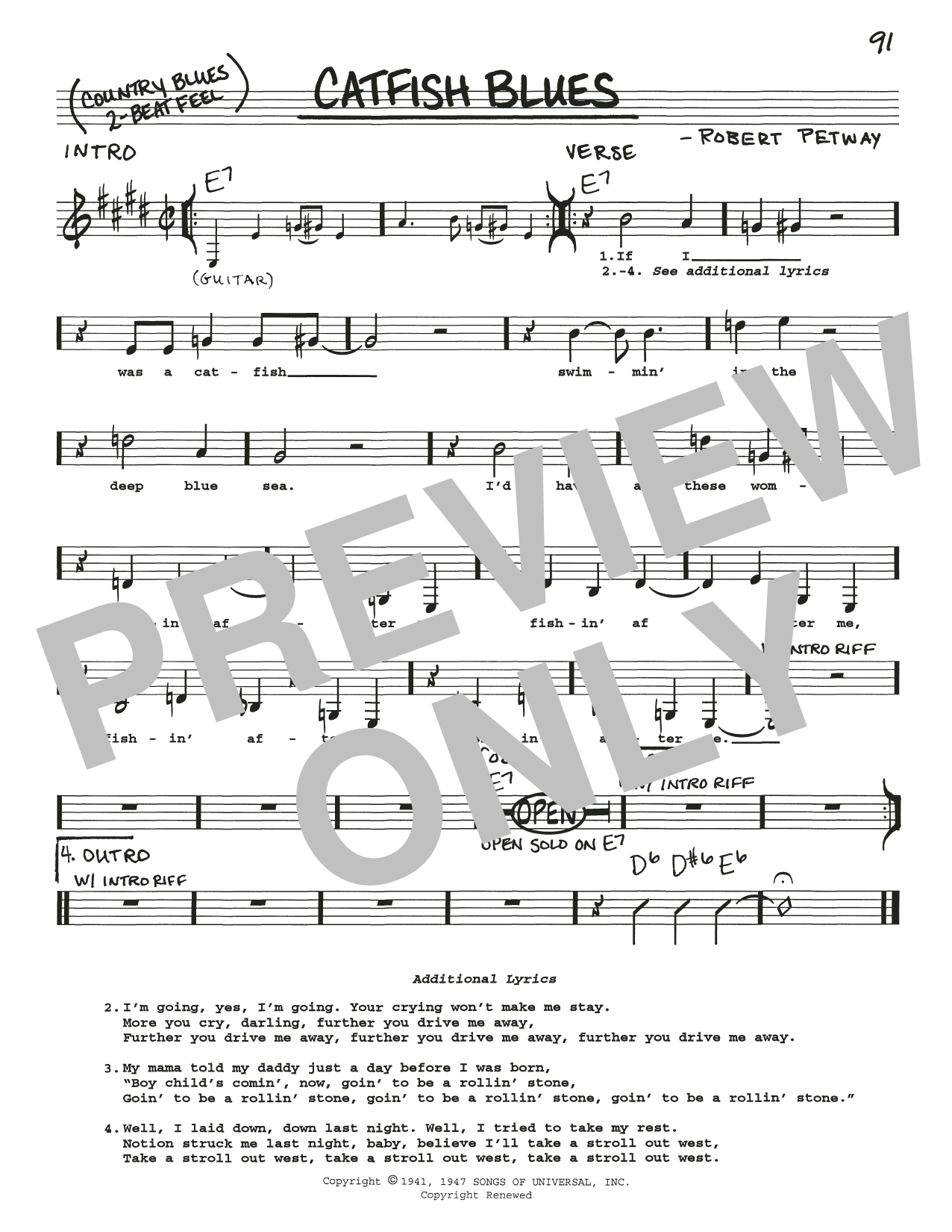 Produktbild zu: Catfish Blues
