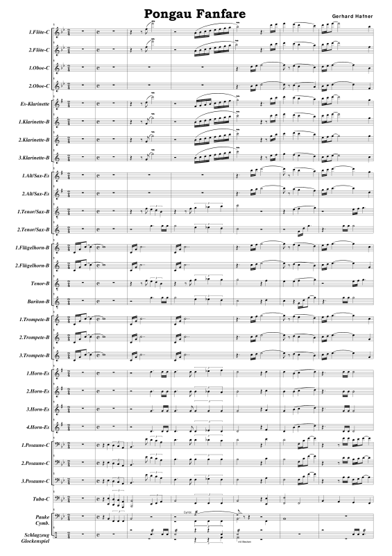 Product gallery: Page 1 of 11 Pongau-Fanfare, , (large wind orchestra)