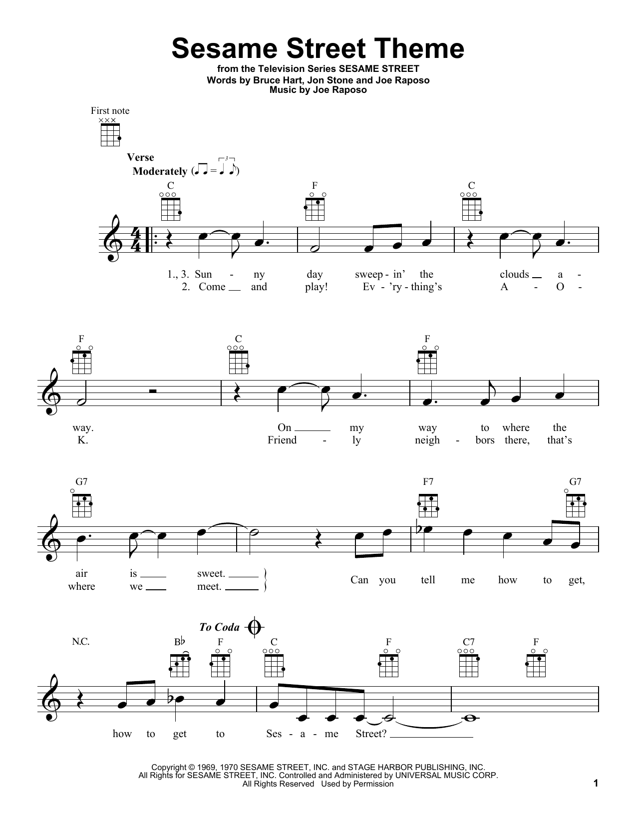 Product gallery: Page 1 of 1 Sesame Street Theme, Bruce Hart