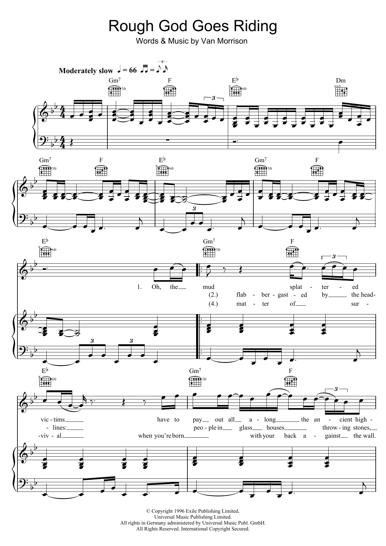 Produktgalerie: Seite 1 von 1 Rough God Goes Riding, Van Morrison, Gesang, Gitarre, Klavier
