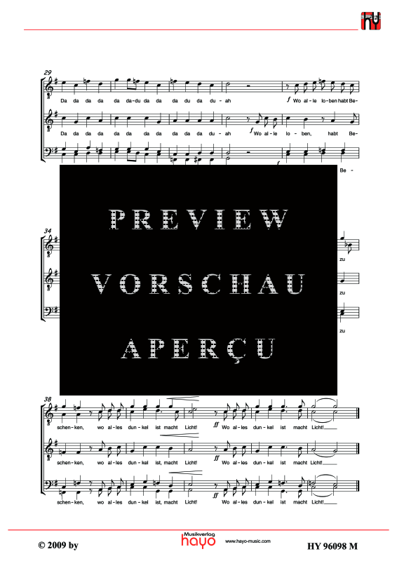 Product gallery: Page 5 of 5 Was keiner wagt - Courage, , (mixed choir)