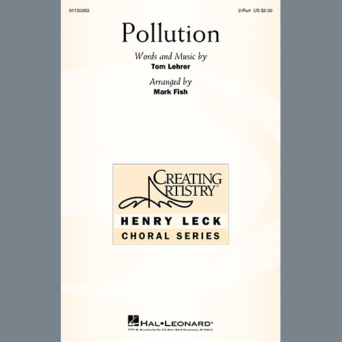 cover: Pollution (arr. Mark Fish), Tom Lehrer, Chor