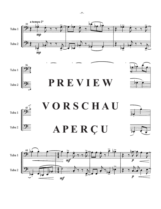 Produktgalerie: Seite 10 von 11 Prelude, Dance and Fanfare , , (Tuba Duett)