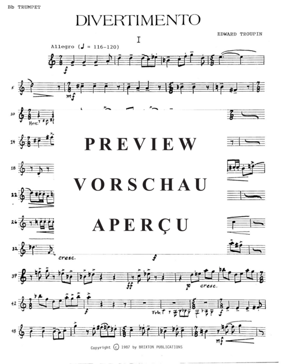 Product gallery: Page 19 of 21 Divertimento , , (trumpet, horn and trombone)