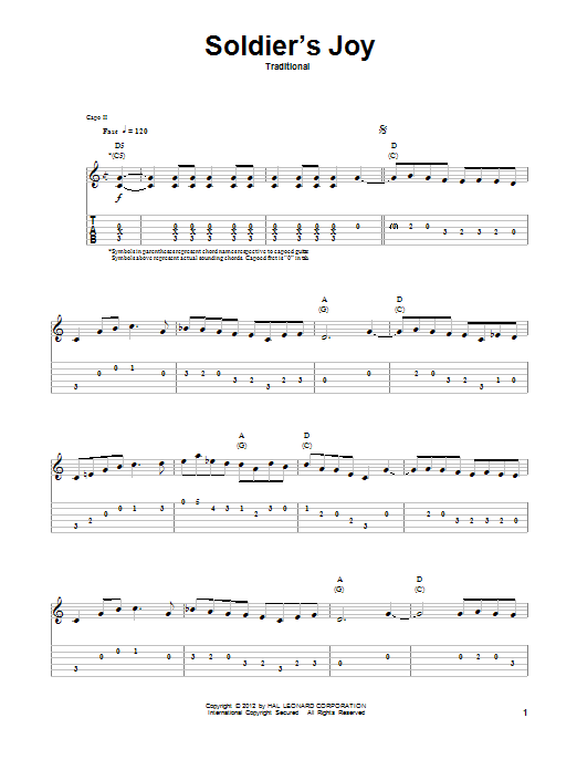 Produktgalerie: Seite 1 von 1 Soldier's Joy, Traditional, Gitarre