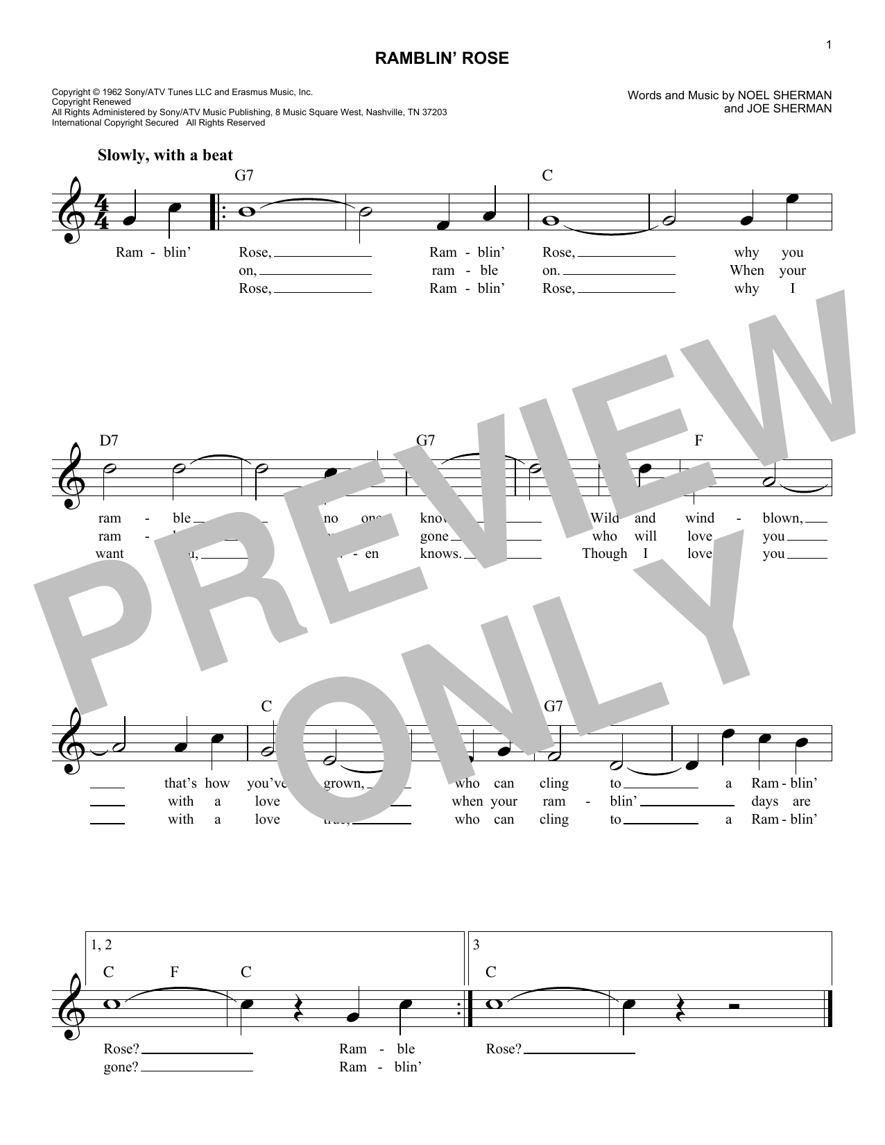 Product picture to:  Ramblin' Rose - Nat King Cole