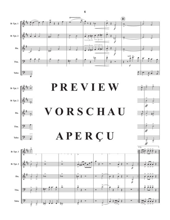 Produktgalerie: Seite 8 von 18 The Mad Major , , (Blechbläserquintett)
