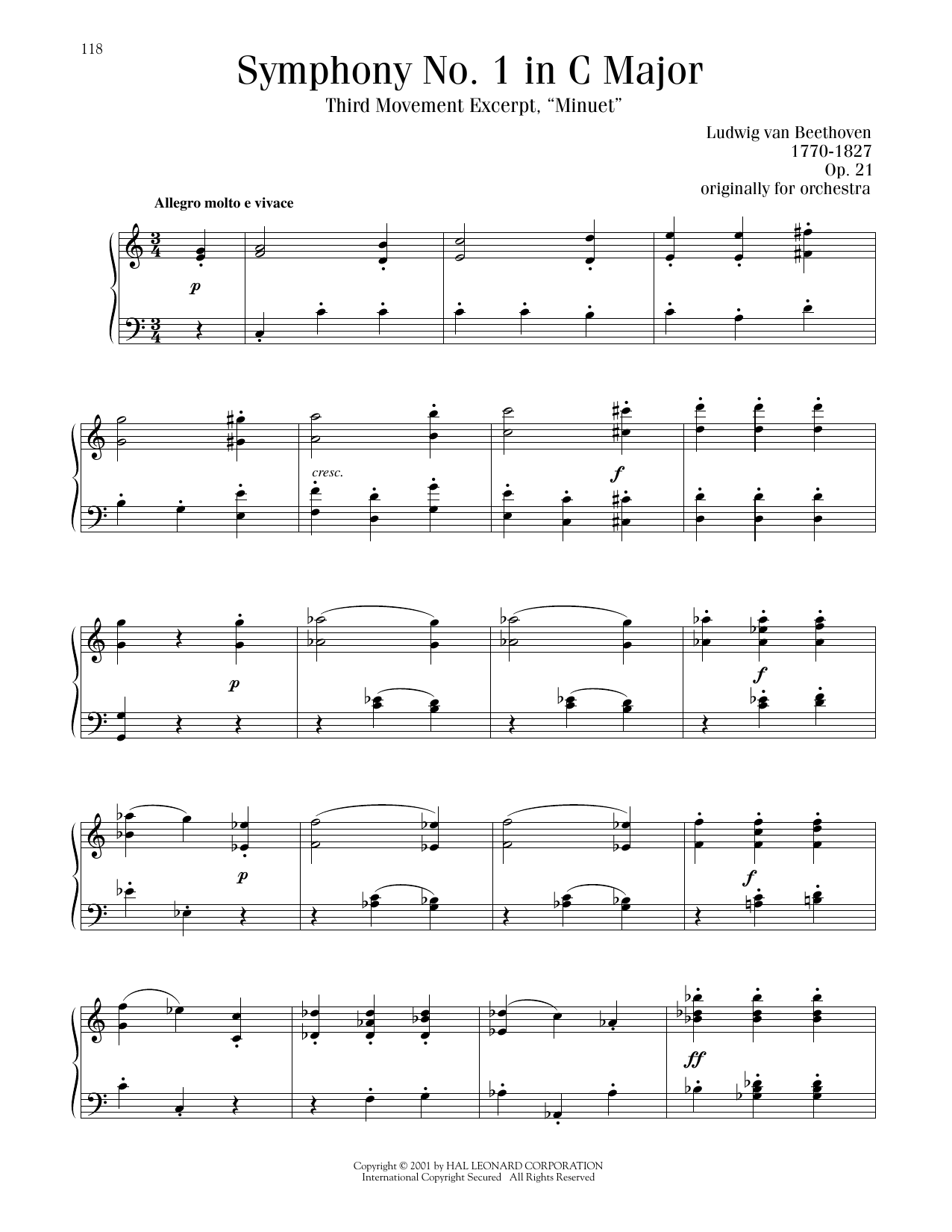 Produktbild zu: Symphony No. 1, Third Movement Excerpt