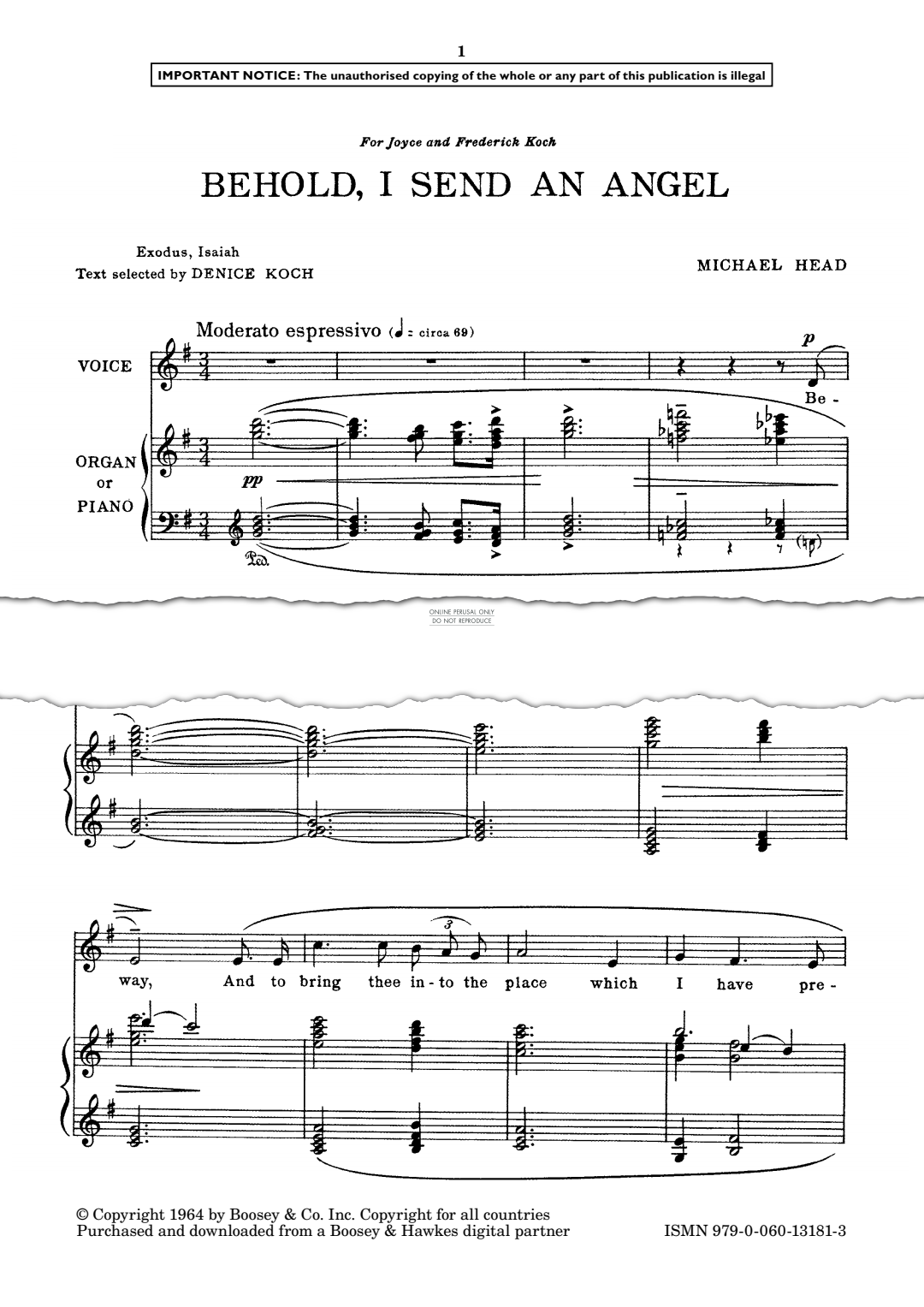 Produktgalerie: Seite 1 von 1 Behold, I send an angel, Michael Head, Gesang, Klavier, Orgel