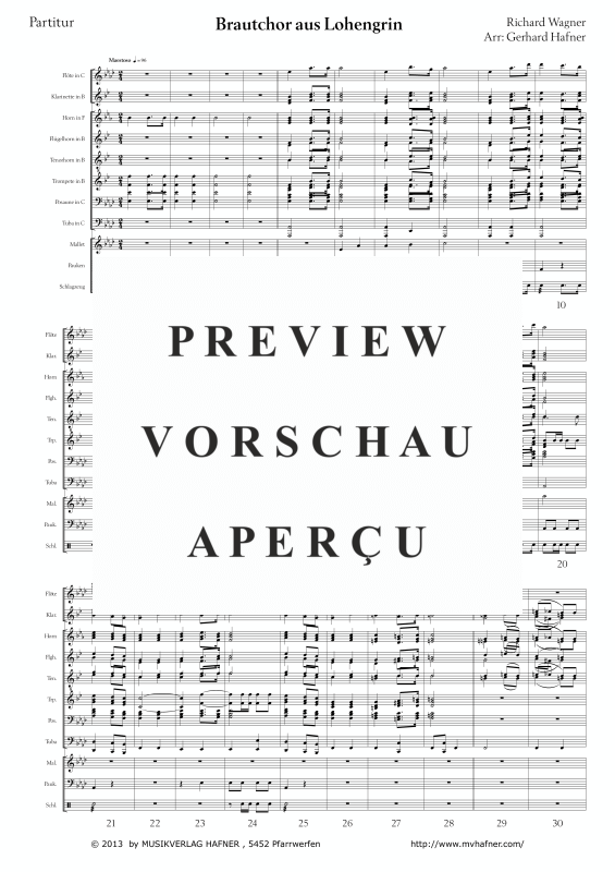 gallery: Brautchor aus Lohengrin, , (wind orchestra)