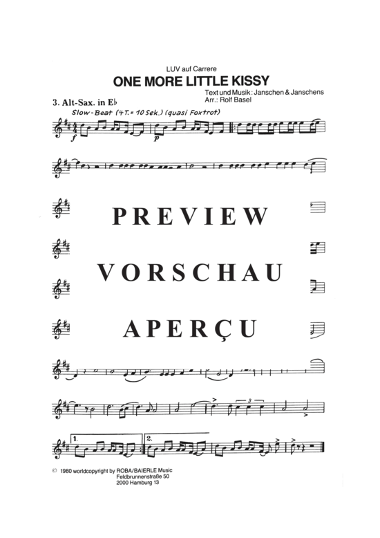 Produktgalerie: Seite 16 von 19 One More Little Kissy , Luv, (Combo-Band)