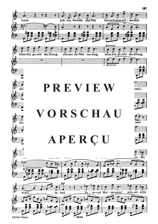 Product gallery: Page 3 of 5 Drang in die Ferne D.770, , High Voice and Piano