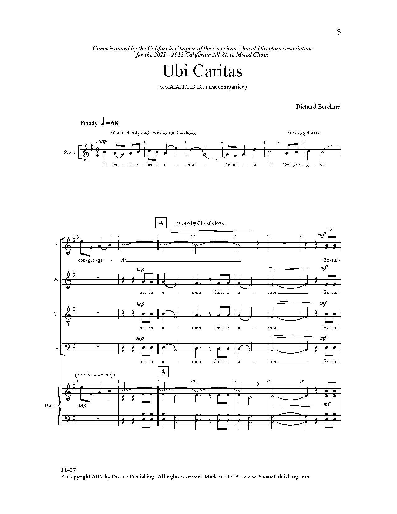 Product picture to: Ubi Caritas