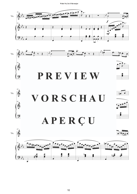 Product gallery: Page 11 of 11 Two Waltzes, , Violin and Piano