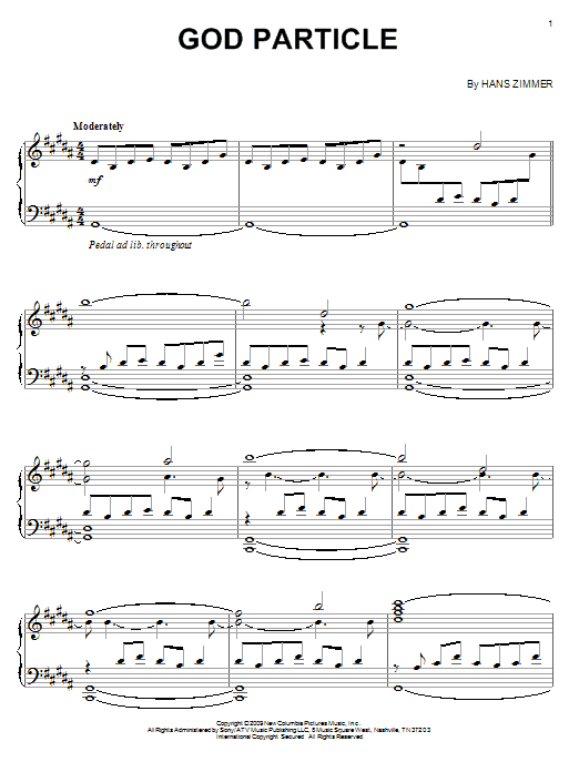 Product gallery: Page 1 of 1 God Particle, Hans Zimmer