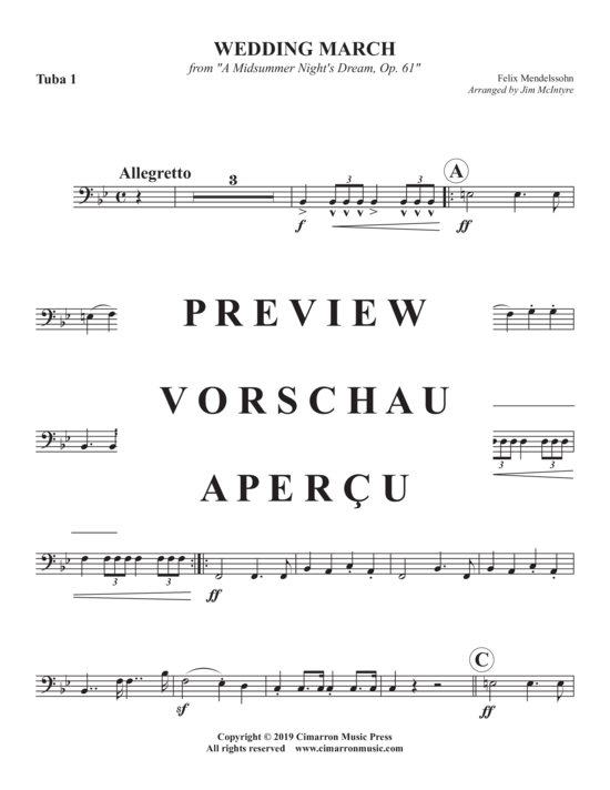 Product gallery: Page 14 of 17 Wedding March , , (Tuba Quartett EETT)