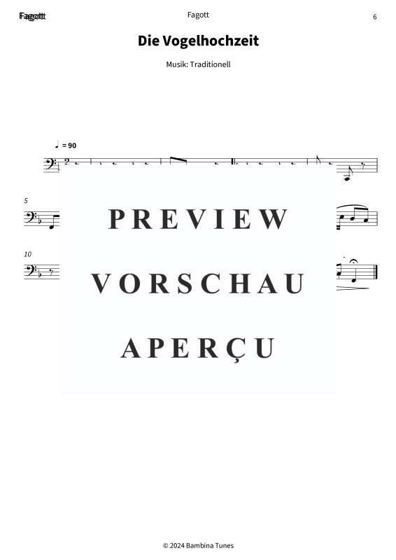 gallery: Die Vogelhochzeit, , (Holzbläser Trio Oboe, Klarinette in B + Fagott)
