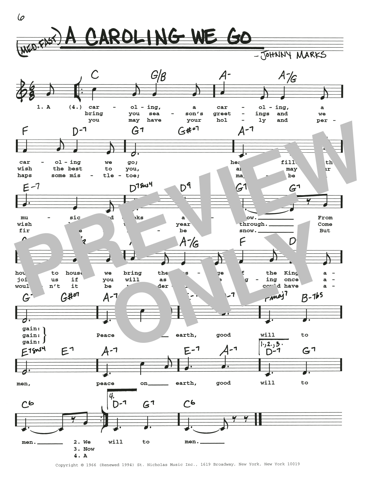 Product picture to: A Caroling We Go