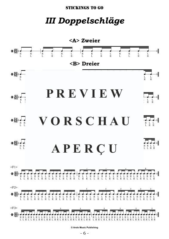 gallery: Stickings to go - Aufwärmübungen für Schlagzeuger, , Drums