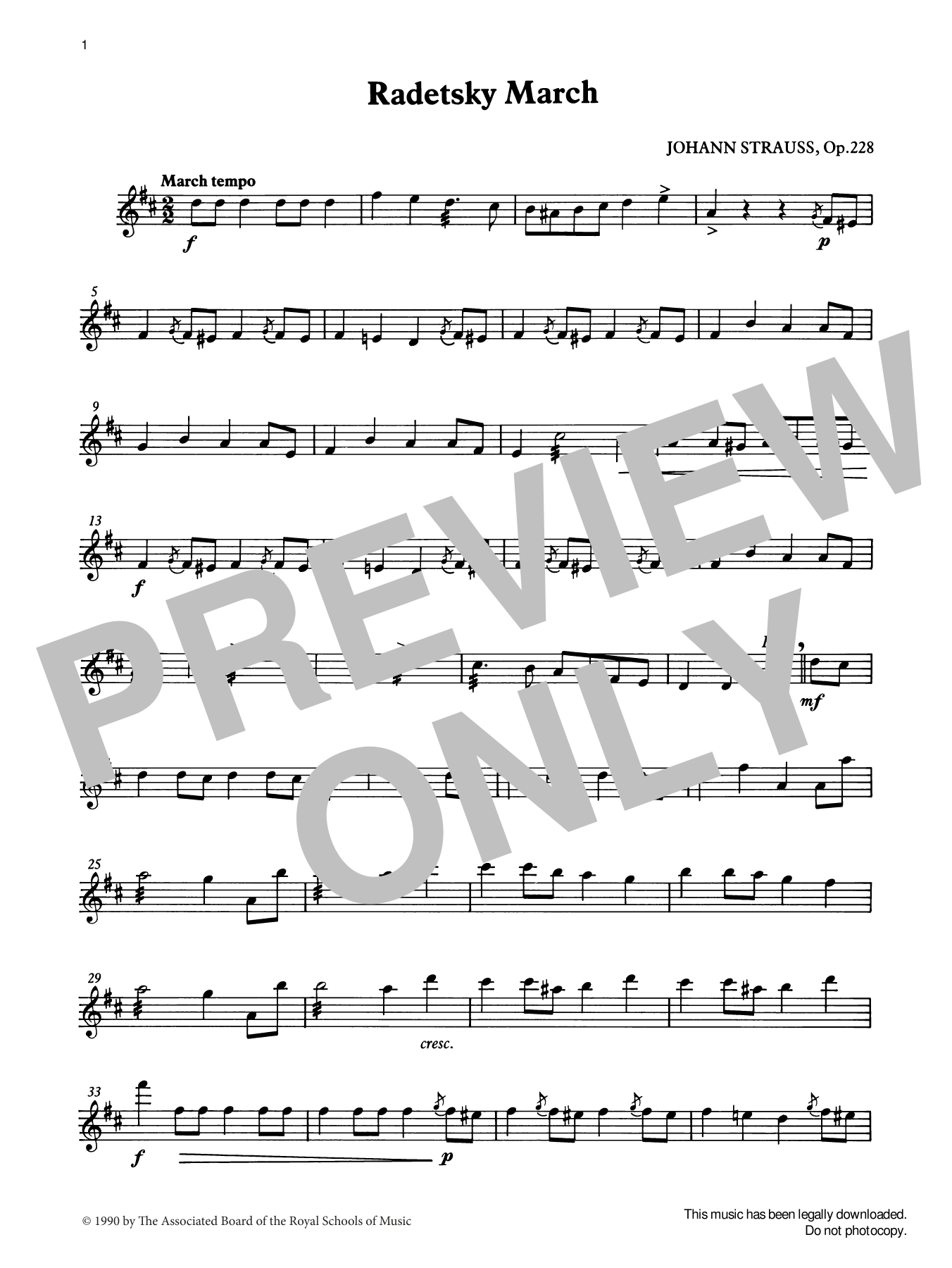 Produktgalerie: Seite 1 von 1 Radetsky March from Graded Music for Tuned Percussion, Book III, Johann Strauss I, Percussion
