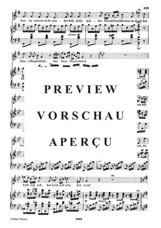 gallery: Im Frühling D.882 , , (Gesang hoch + Klavier)