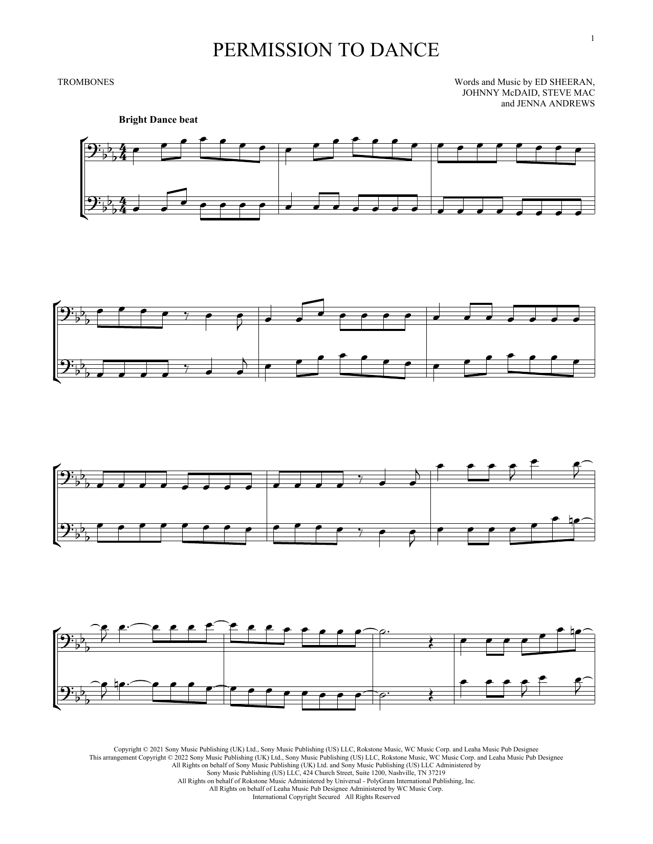 Product gallery: Page 1 of 1 Permission To Dance, BTS