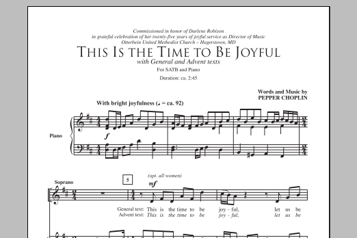 Produktbild zu: This Is The Time To Be Joyful