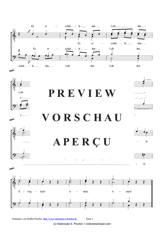 Product gallery: Page 3 of 3 Himmel und Erde vergehn  , , (male choir)