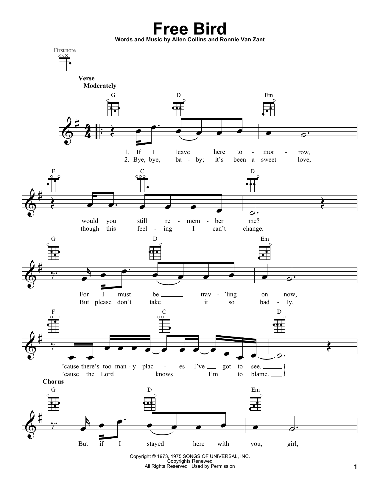 Product gallery: Page 1 of 1 Free Bird, Lynyrd Skynyrd