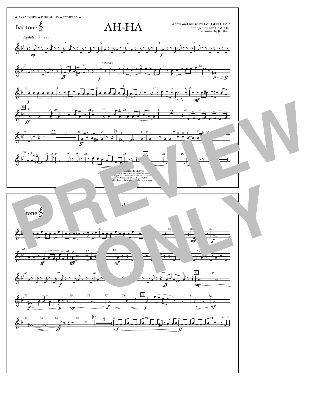 Product picture to: Ah-ha - Baritone T.C.