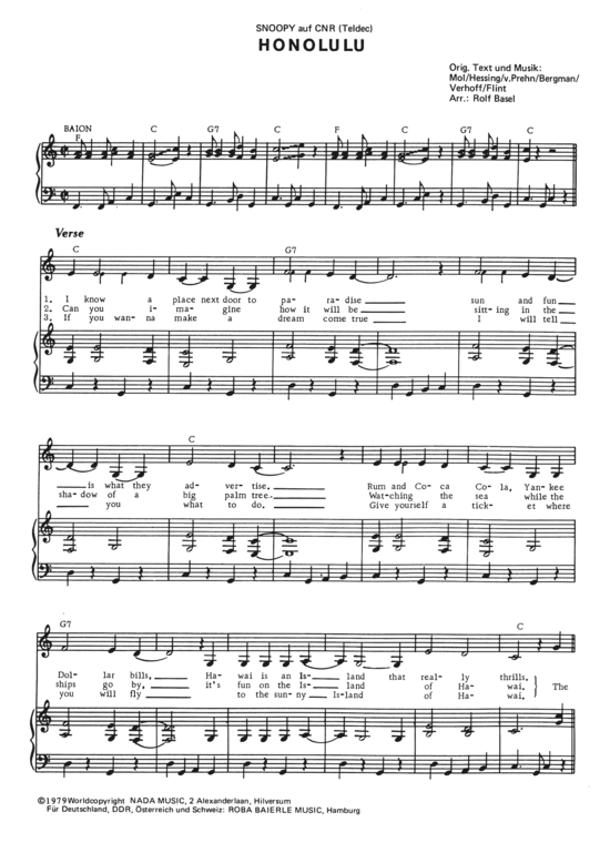 Produktbild zu: Honululu Snoopy