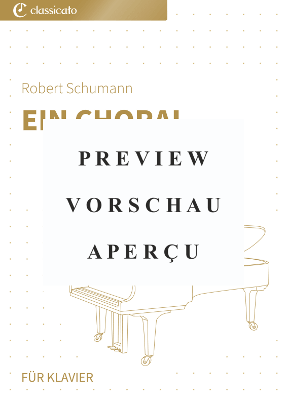 Product gallery: Page 2 of 5 Ein Choral - Nr. 4 aus Album für die Jugend op. 68 · Vereinfachte Fassung, , Solo Piano