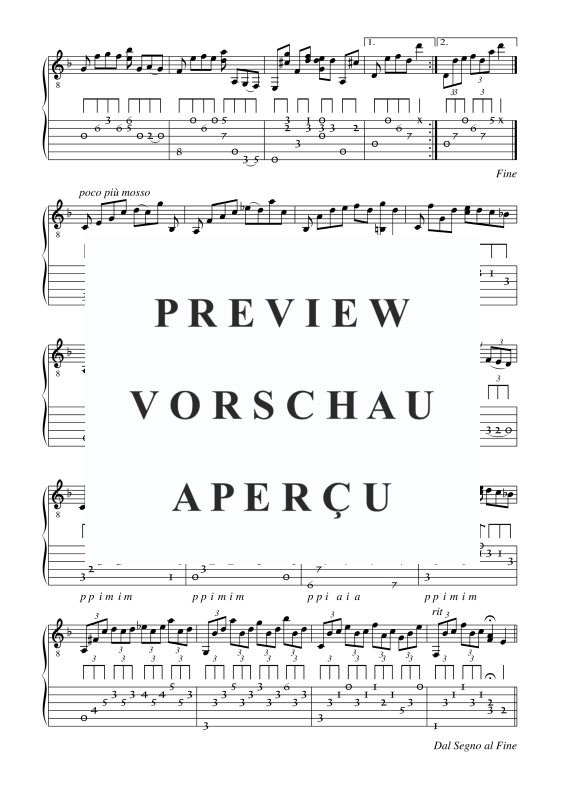 Produktgalerie: Seite 3 von 3 Elegie in D, , Gitarre Solo