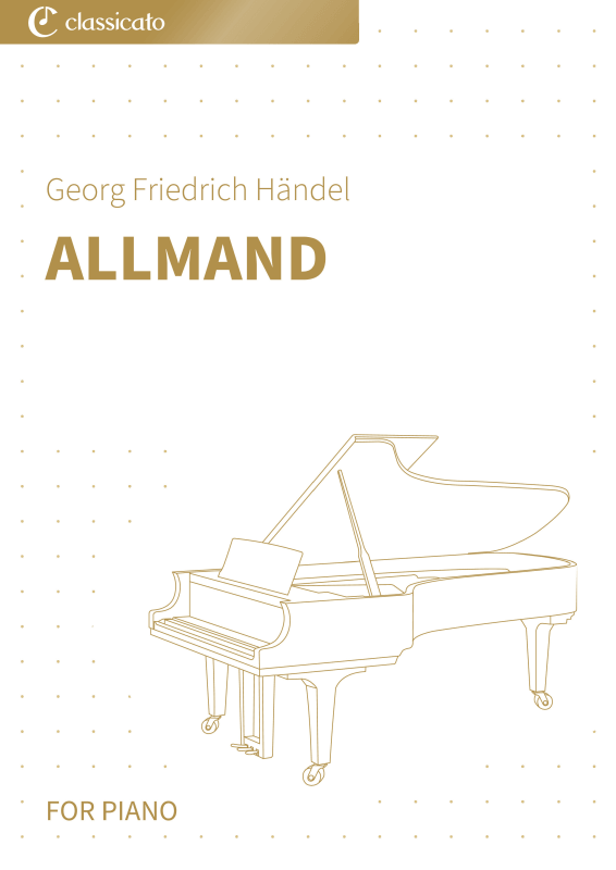 cover: Allmand - Suite No. 4 in D Minor HWV 437, , Solo Piano