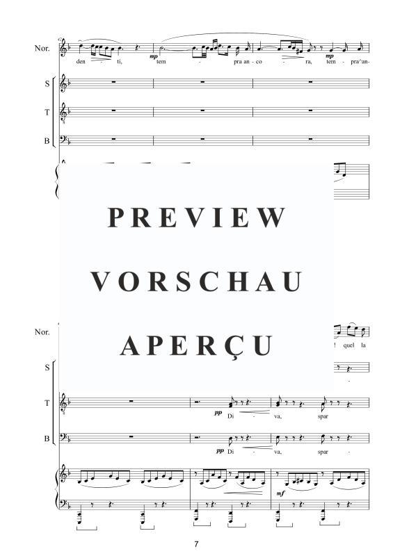 Produktgalerie: Seite 8 von 11 Norma (Act1) Casta Diva, , Sopran, Chor SSTB und Klavier