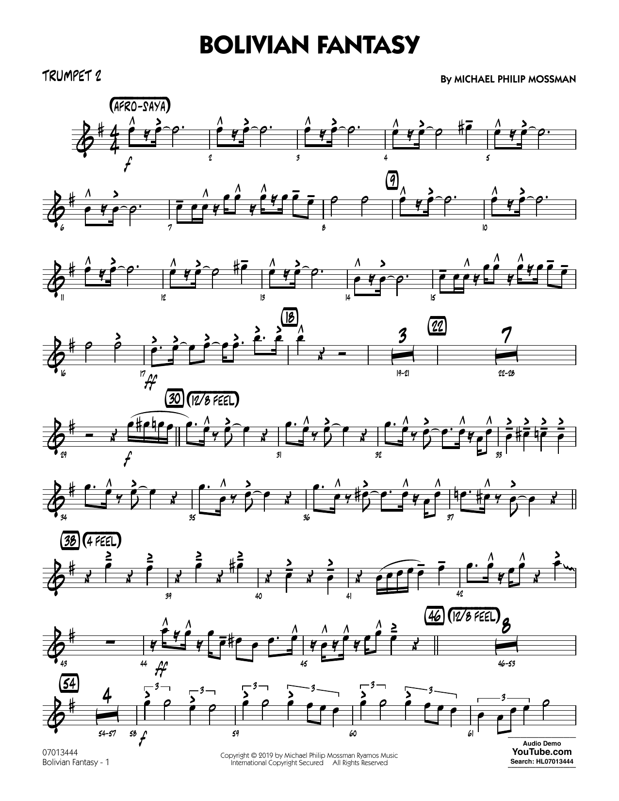 Produktgalerie: Seite 1 von 1 Bolivian Fantasy - Trumpet 2, Michael Philip Mossman