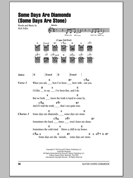 Produktbild zu: Some Days Are Diamonds (Some Days Are Stone)