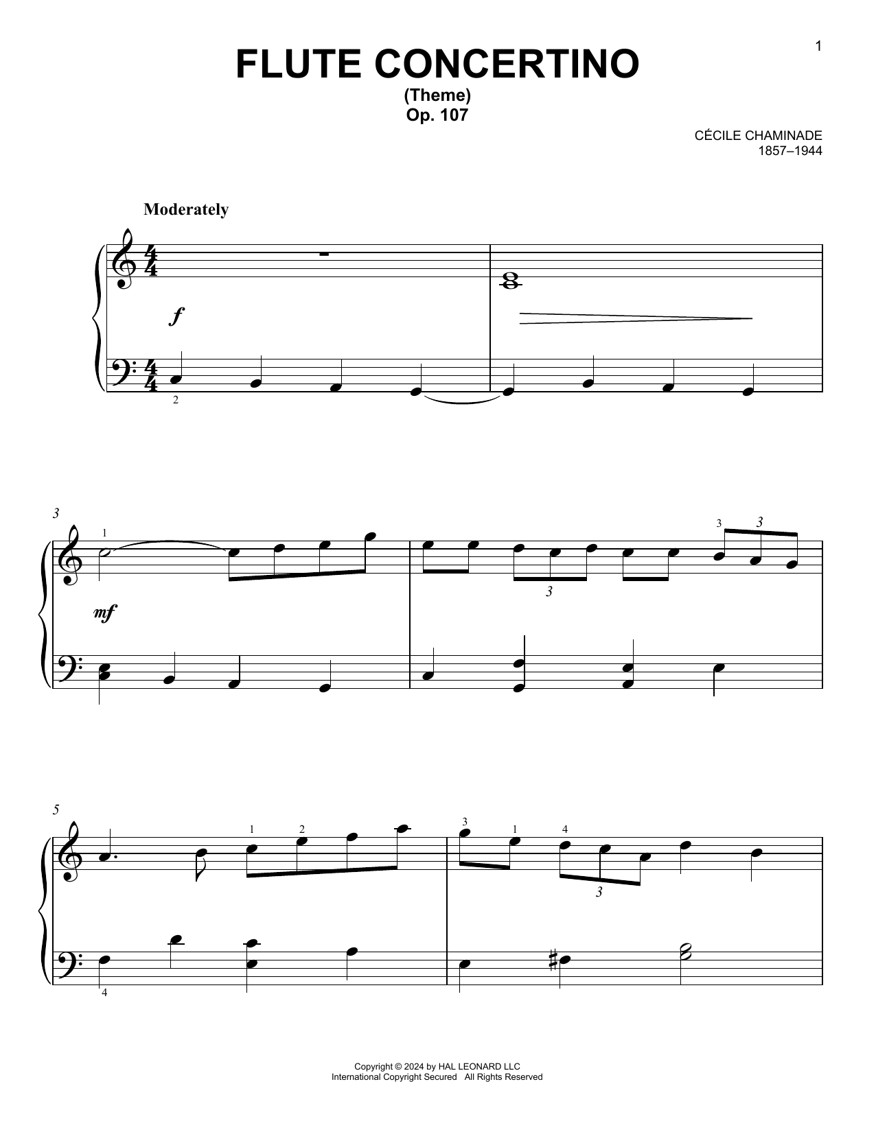 Product picture to: Flute Concertino