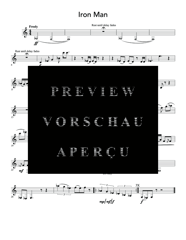 gallery: Variations on Themes of Black Sabbath, , (bass clarinet solo and electronics)