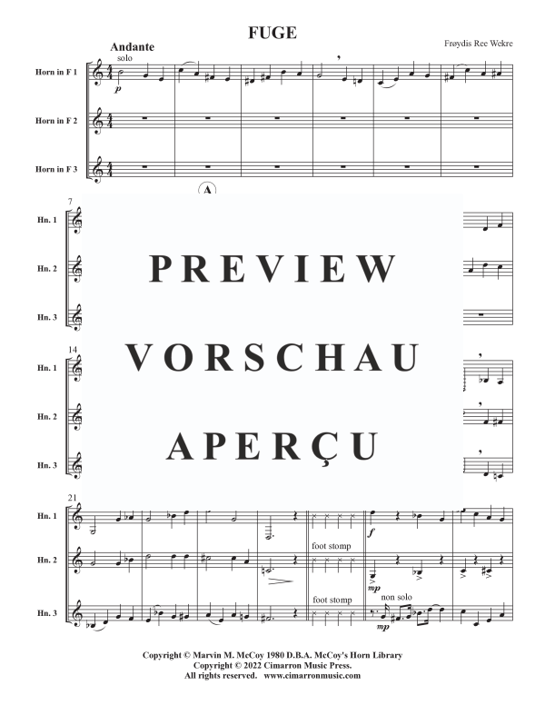 Produktgalerie: Seite 4 von 9 Fuge, , Horn Trio