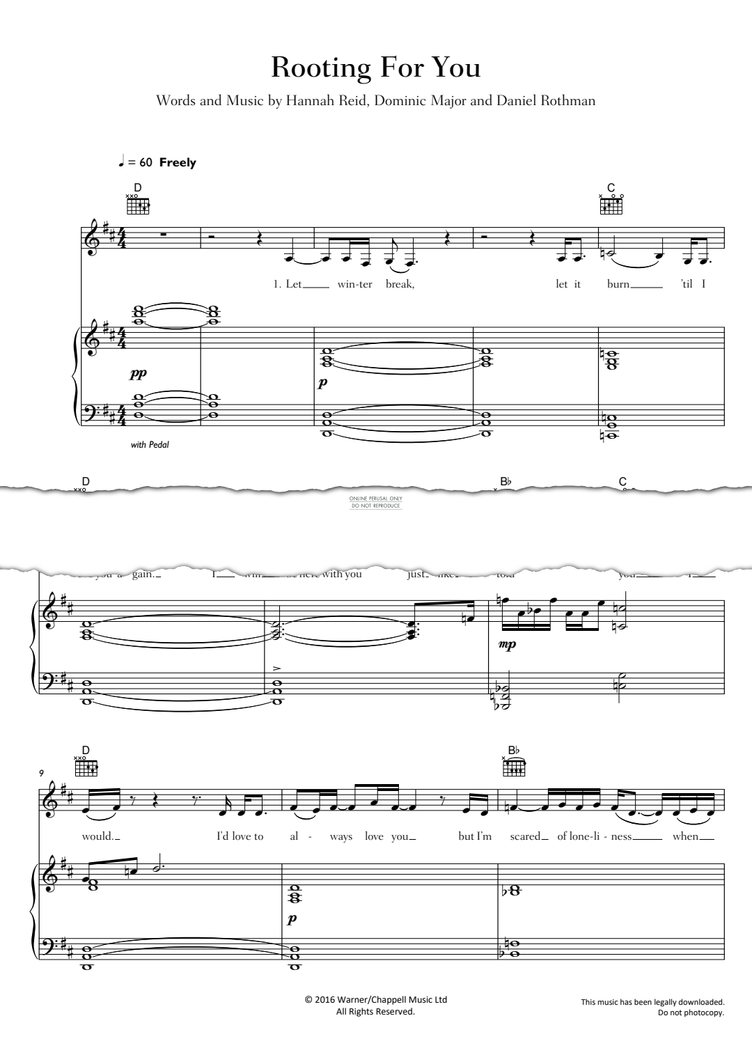 Product gallery: Page 1 of 1 Rooting For You, London Grammar