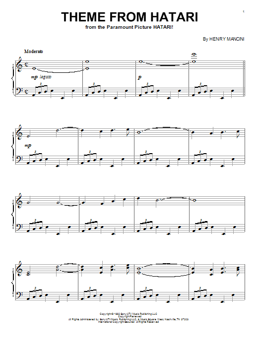 Produktbild zu: Theme From Hatari
