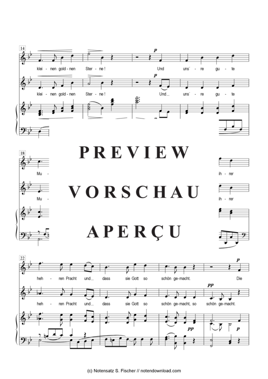 Product gallery: Page 3 of 4 Die kleinen goldnen Sterne , , Piano and Voice