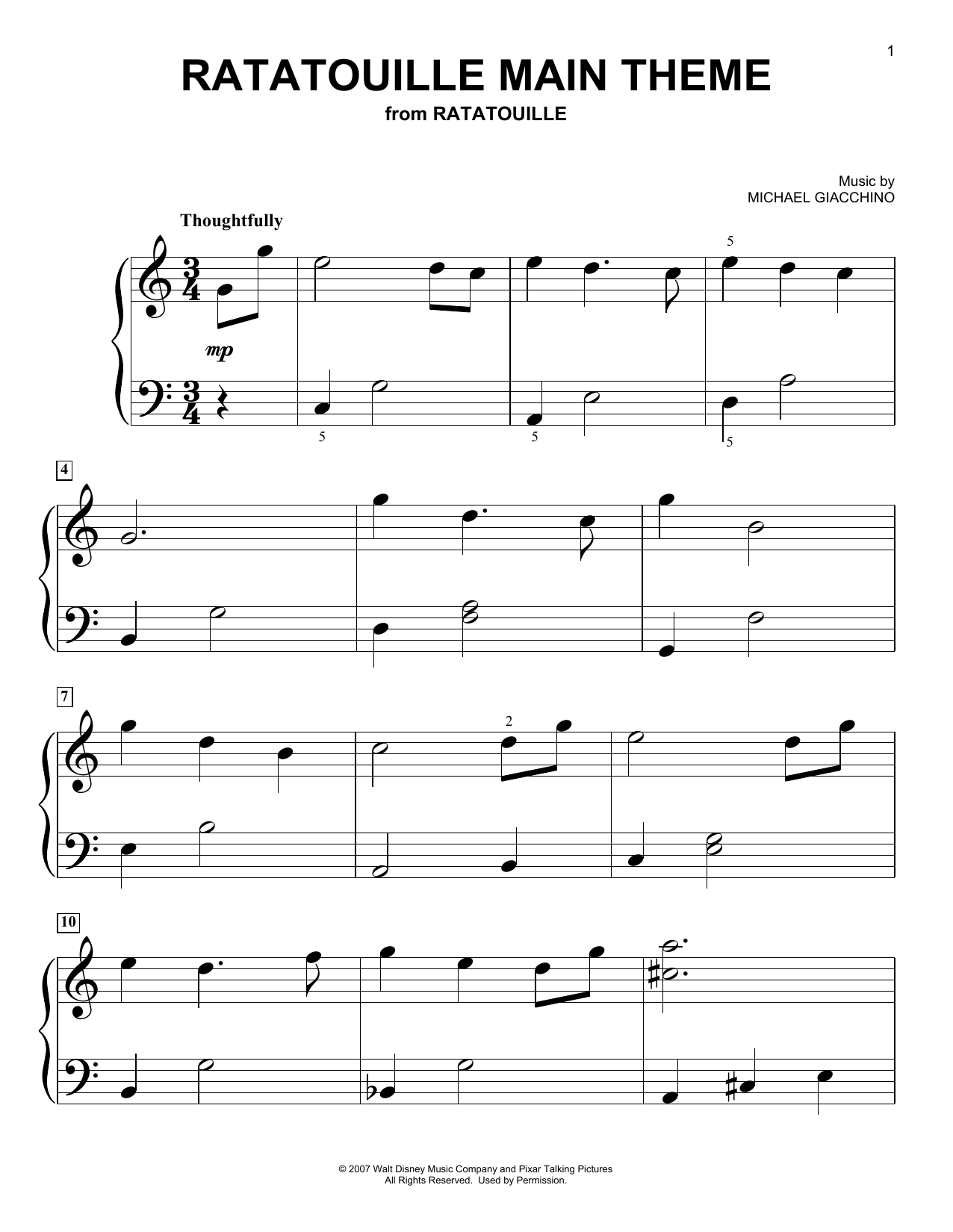 Produktbild zu: Ratatouille (Main Theme)