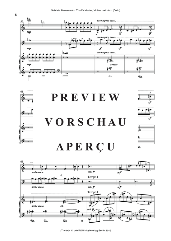 Product gallery: Page 11 of 21 TRIO, , piano, violin and horn/cello