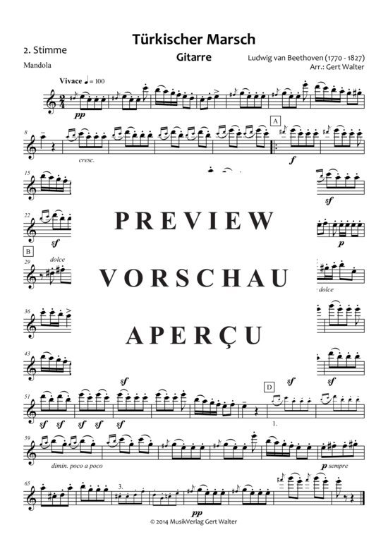 gallery: Türkischer Marsch , , (Quintett flexible Besetzung)